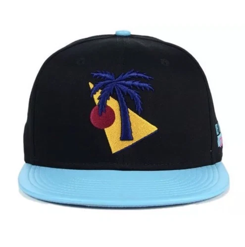 BLVD Supply Co. Vice Palm Tree Flat Bill Snapback Cap Hat - photo 4