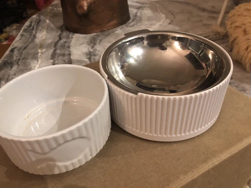 Furrytail Antibacterial Stainless Steel Pet Bowl + TAG Bowl