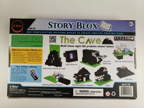 3 Brand New E-Blox Story Blox - Cave, Island, City - photo 3
