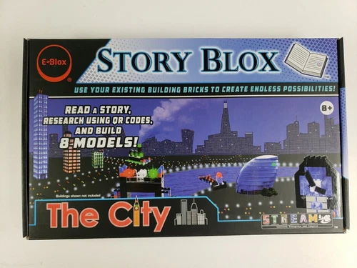 3 Brand New E-Blox Story Blox - Cave, Island, City - photo 4