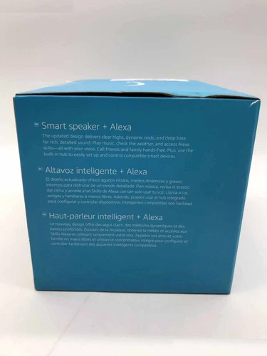 Open Box Echo (4th Gen) Smart Speaker - Twilight Blue - photo 3