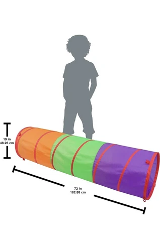 3 Units Pop Up Crawl Tunnel Play Tent Toy for Baby, Kids, Dog - photo 3
