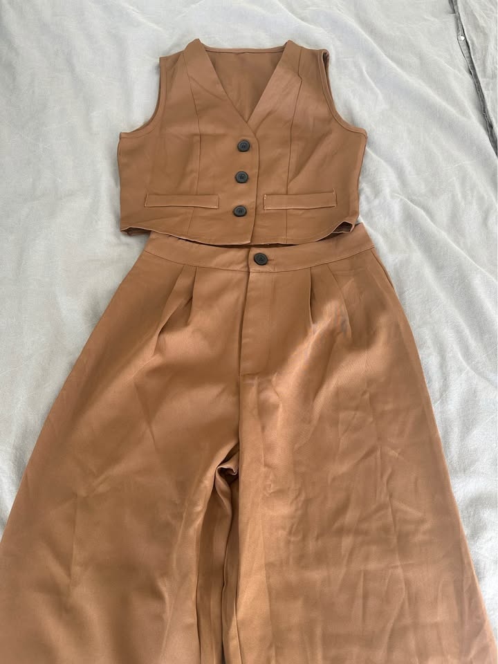 SHEIN Blazer Vest & Pants Co-ord Set - photo 3
