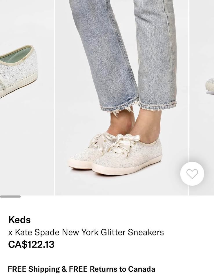 Keds Glitter Sneakers US 5.5