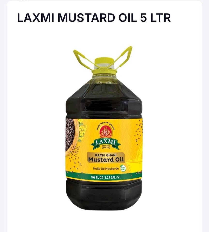 Brand new Sealed Laxmi mustard oil 5L