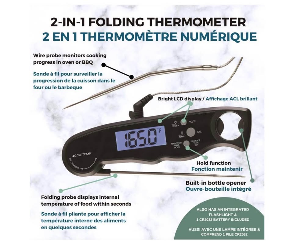 New in Box Accutemp 2-in-1 Digital Thermometer - photo 3