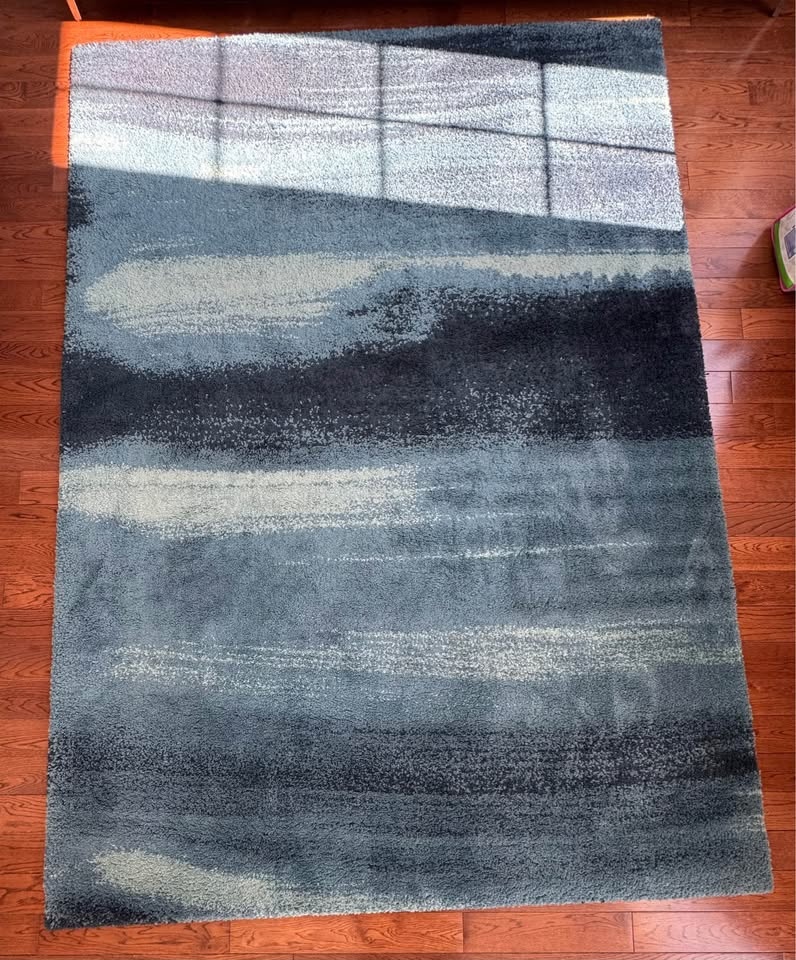 IKEA Sonderod rug - teal/blue - clean - no stains - photo 2