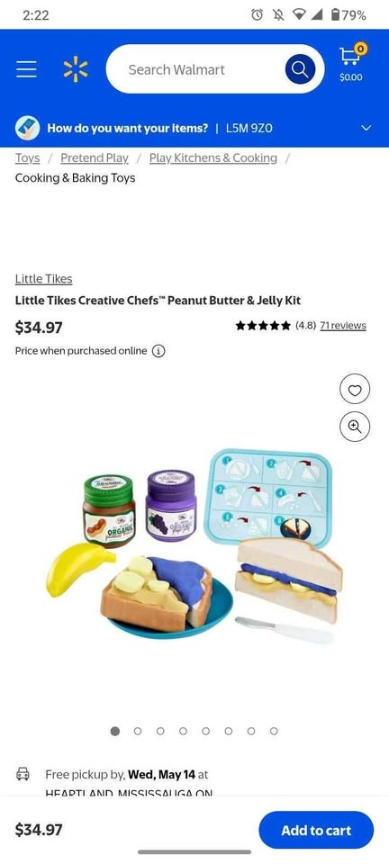 Brand New Little Tikes Creative Chefs PB&J Kit - photo 3