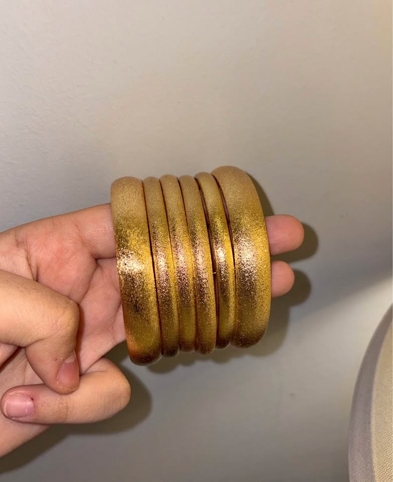 Desi Gold Chunky Bangles
