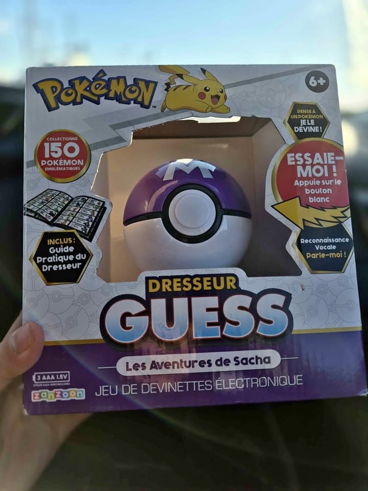 Brand New Pokémon Dresseur Guess Les Aventures de Sacha French
