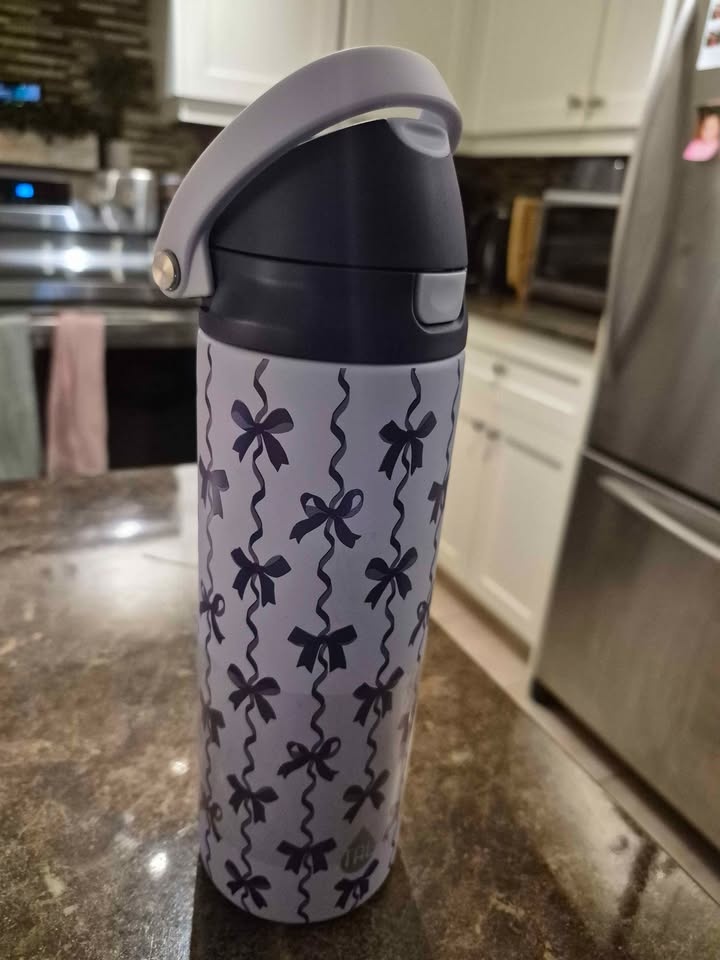 TAL 24oz Stainless Steel Tumbler 2-in-1 Straw & Chug Water Bottl - photo 2