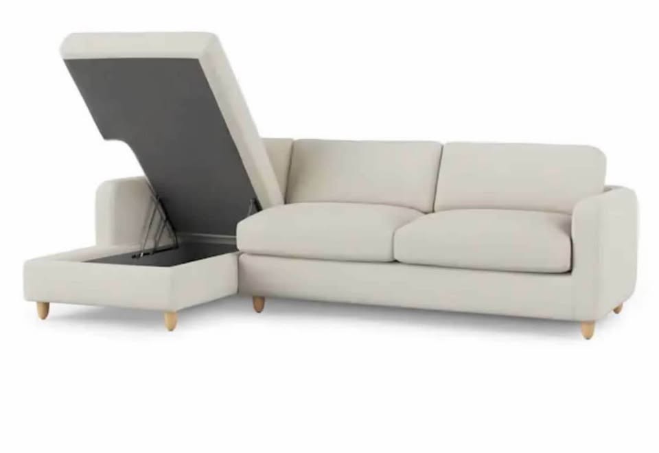 Vati 98.5" Left Storage Sleeper Sectional - Buckler Ivory - photo 2