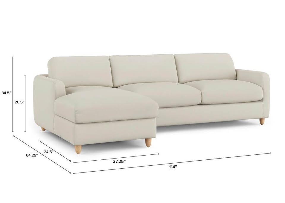 Vati 98.5" Left Storage Sleeper Sectional - Buckler Ivory - photo 4