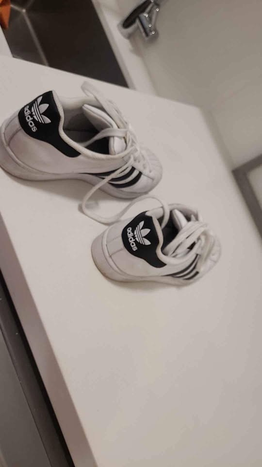 Ladies Adidas Superstar Shoes Size 8.5 - photo 4