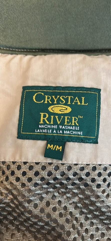 Men’s Medium Crystal River Fishing Vest – Like New - photo 2