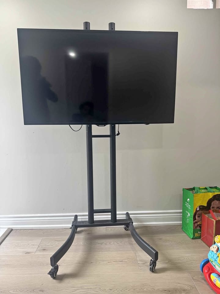 Mobile TV Stand with Wheels
