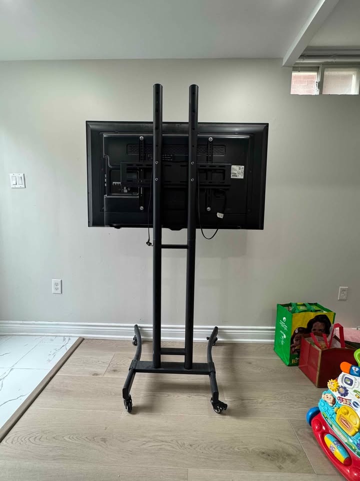 Mobile TV Stand with Wheels - photo 5