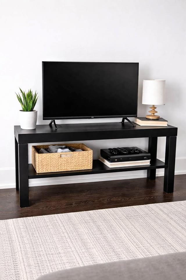 Black TV Stand