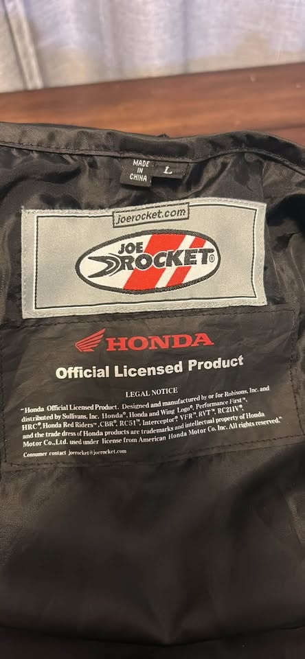 2003/05 Joe Rocket Honda CBR Mesh Motorcycle Jacket - Large - photo 4