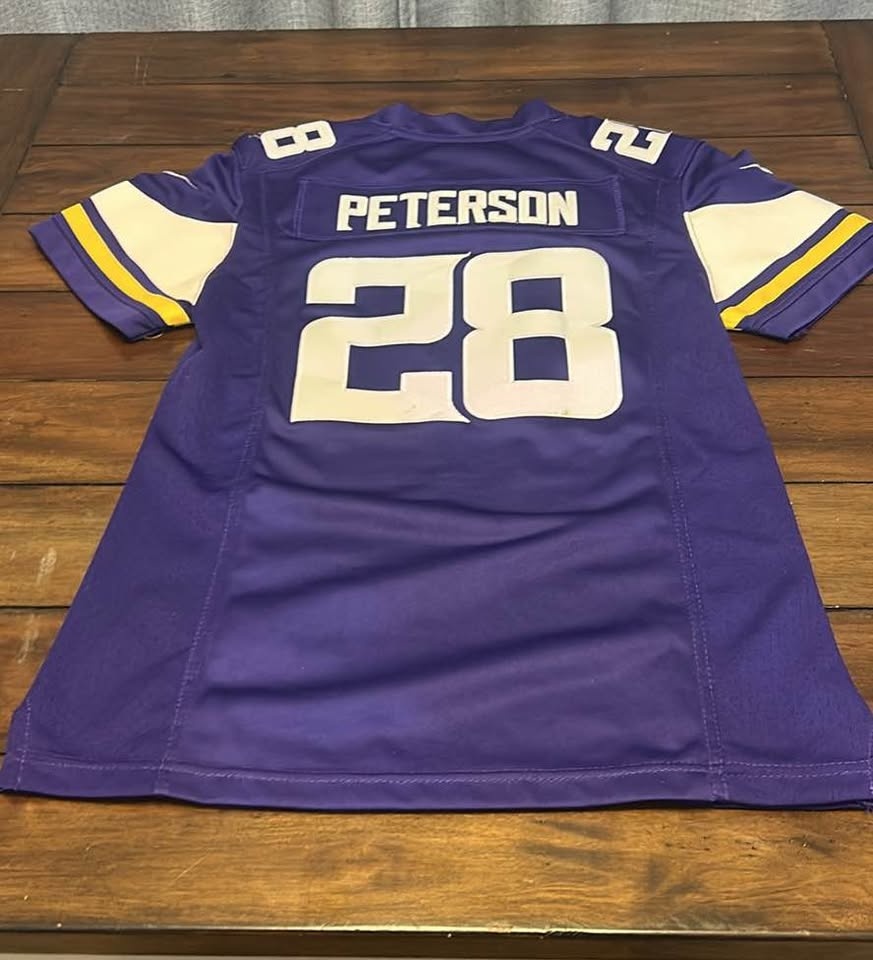 Authentic NFL Nike On-Field Minnesota Vikings Adrian Peterson Je - photo 2