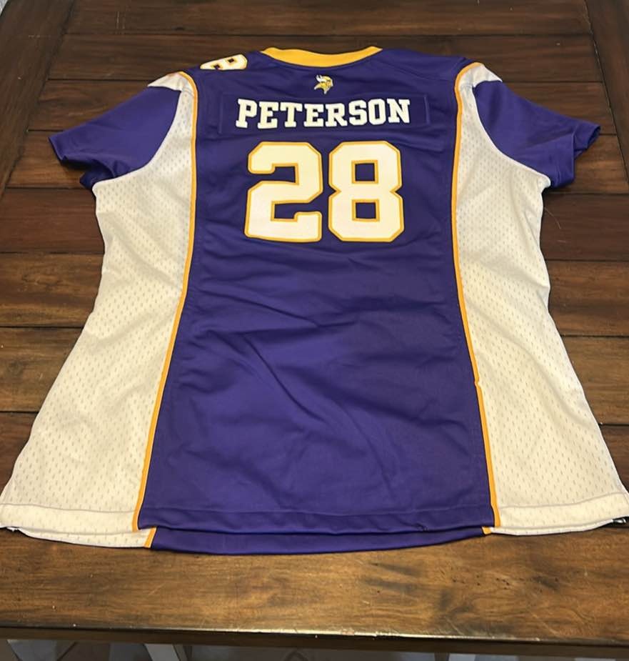 Authentic NFL Nike On-Field Vikings Adrian Peterson Jersey - Wom - photo 2