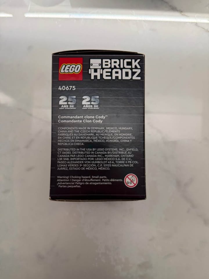 LEGO Brick Headz Clone Commander Cody - Brand New - photo 3
