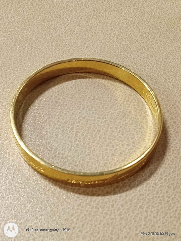 Vintage Kate Spade Bangle Bracelet - Small Size - Gold Plated - photo 4