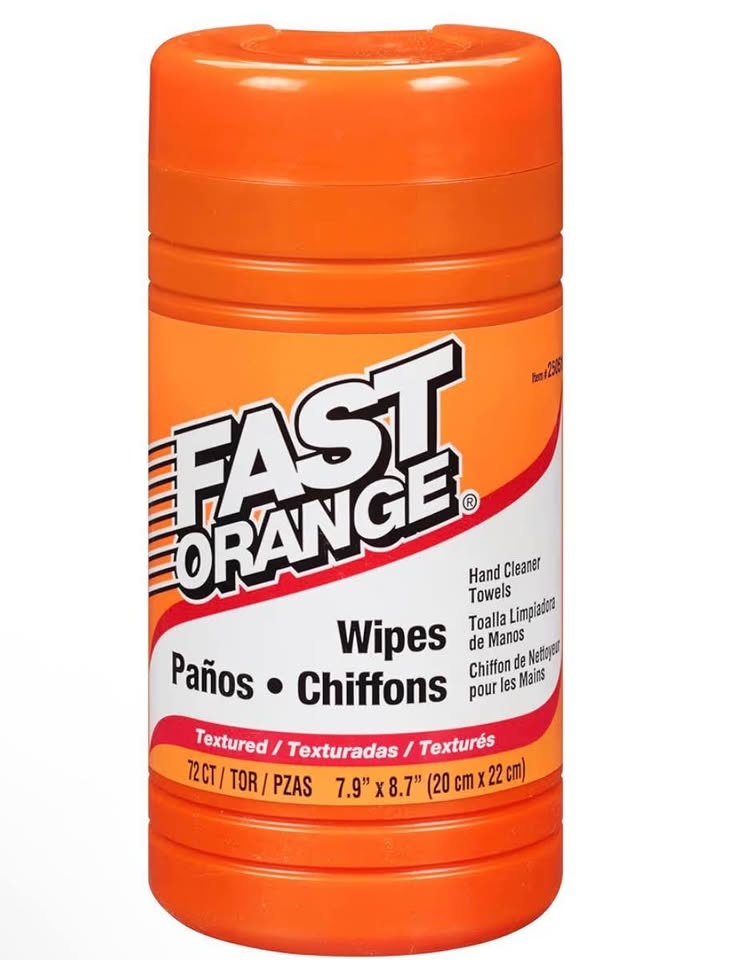 Fast Orange Hand Cleaner Wipes 72 Count - photo 2