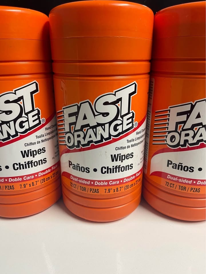 Fast Orange Hand Cleaner Wipes 72 Count - photo 3