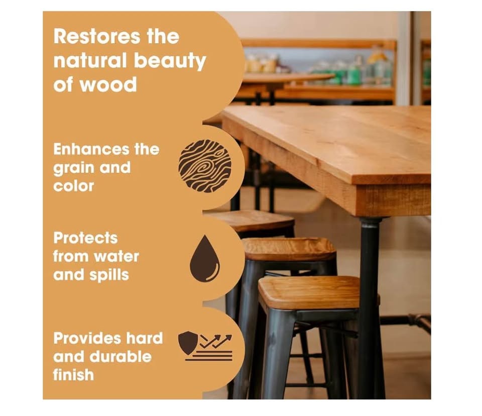 Furniture Clinic Danish Oil Wood Care (500ml) - photo 5