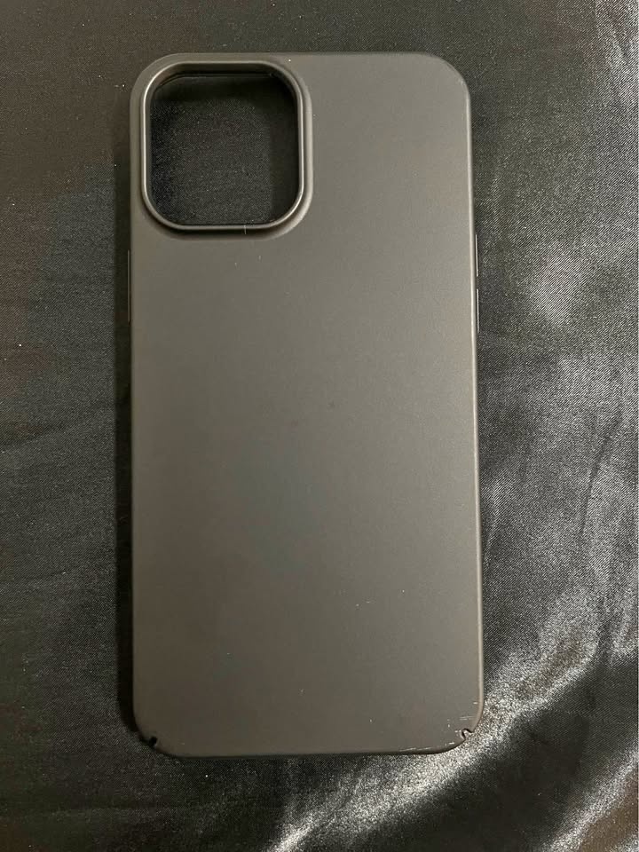 Ultra Thin Matte Hard Case iPhone 12 Pro Max - Black