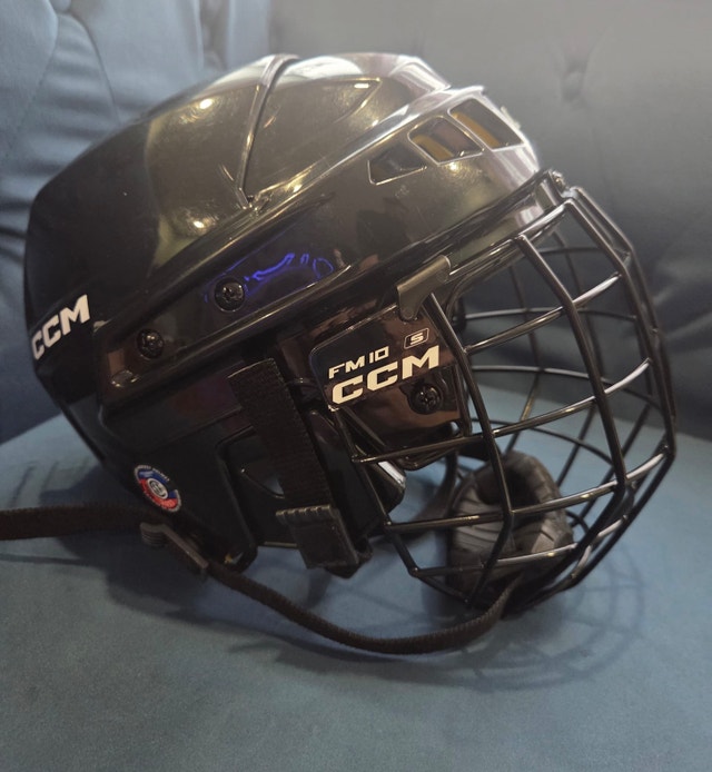CCM XT10 Hockey Helmet & Cage Combo, Junior S, Black - photo 4