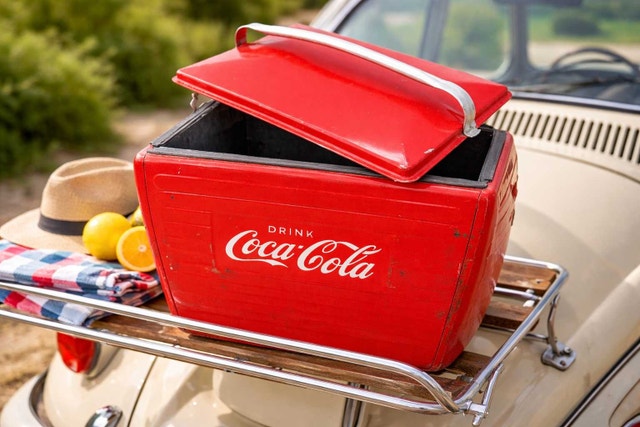 Vintage Coke Cooler Coca Cola