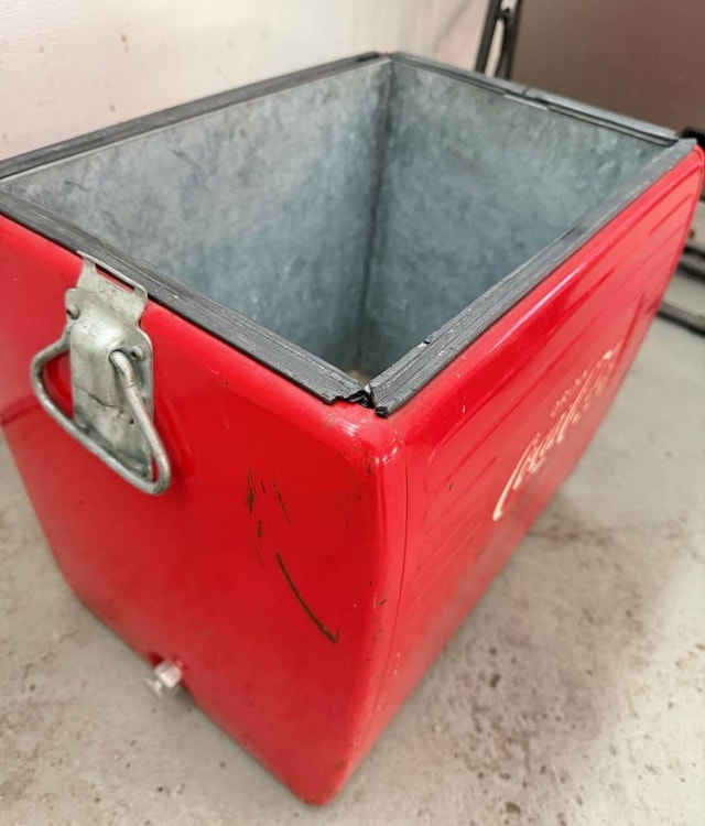 Vintage Coke Cooler Coca Cola - photo 3