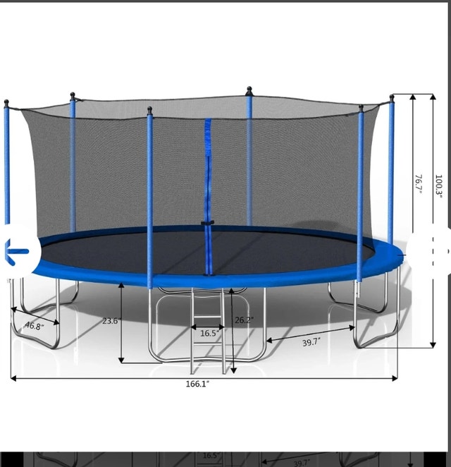 14ft Trampoline with Safety Net - Brand New