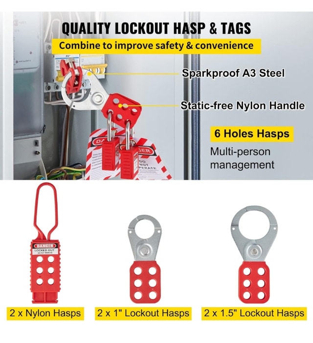 42 Piece Vevor Lockout Kit - photo 3