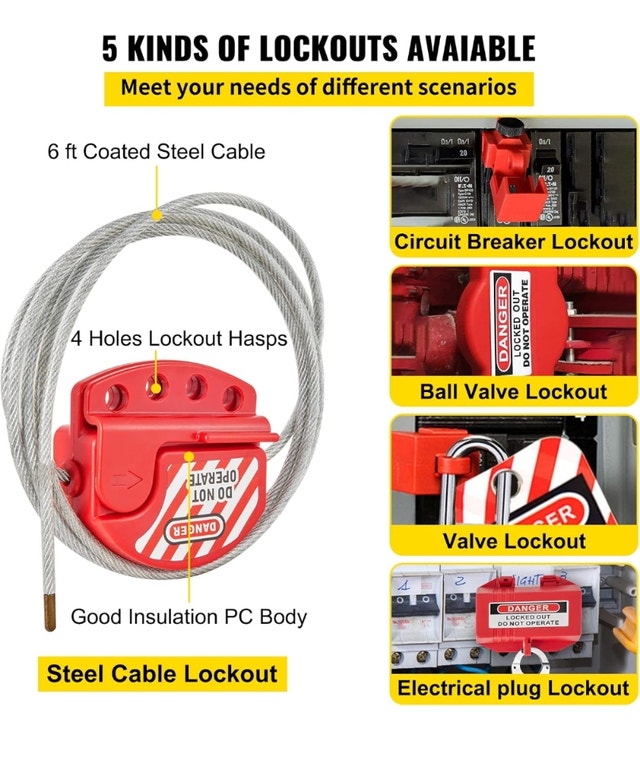 42 Piece Vevor Lockout Kit - photo 4