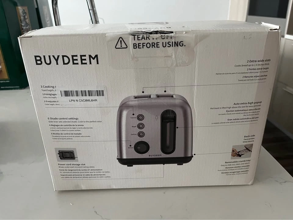 Brand New BUYDEEM DT420 2 Slice Toaster - photo 2