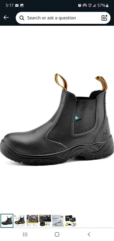 CSA Safety Boots for Mens & Women Chelsea Steel Toe Work Boots