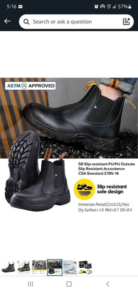 CSA Safety Boots for Mens & Women Chelsea Steel Toe Work Boots - photo 3