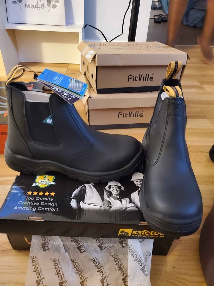 CSA Safety Boots for Mens & Women Chelsea Steel Toe Work Boots - photo 4