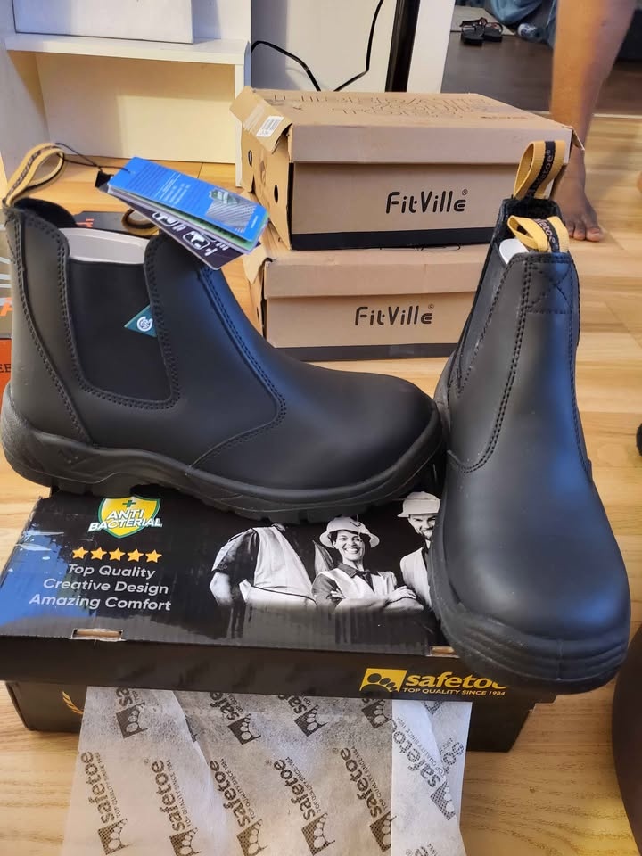 CSA Safety Boots for Mens & Women Chelsea Steel Toe Work Boots - photo 5
