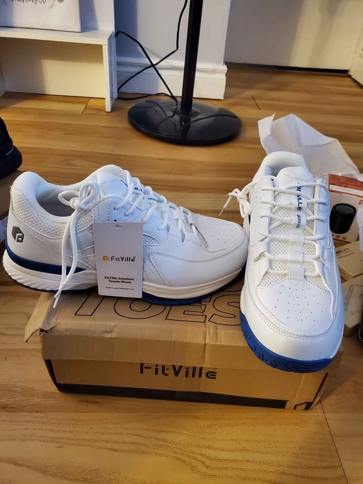 FitVille Wide Width Men's Pickleball Shoes - Arch Support - photo 4