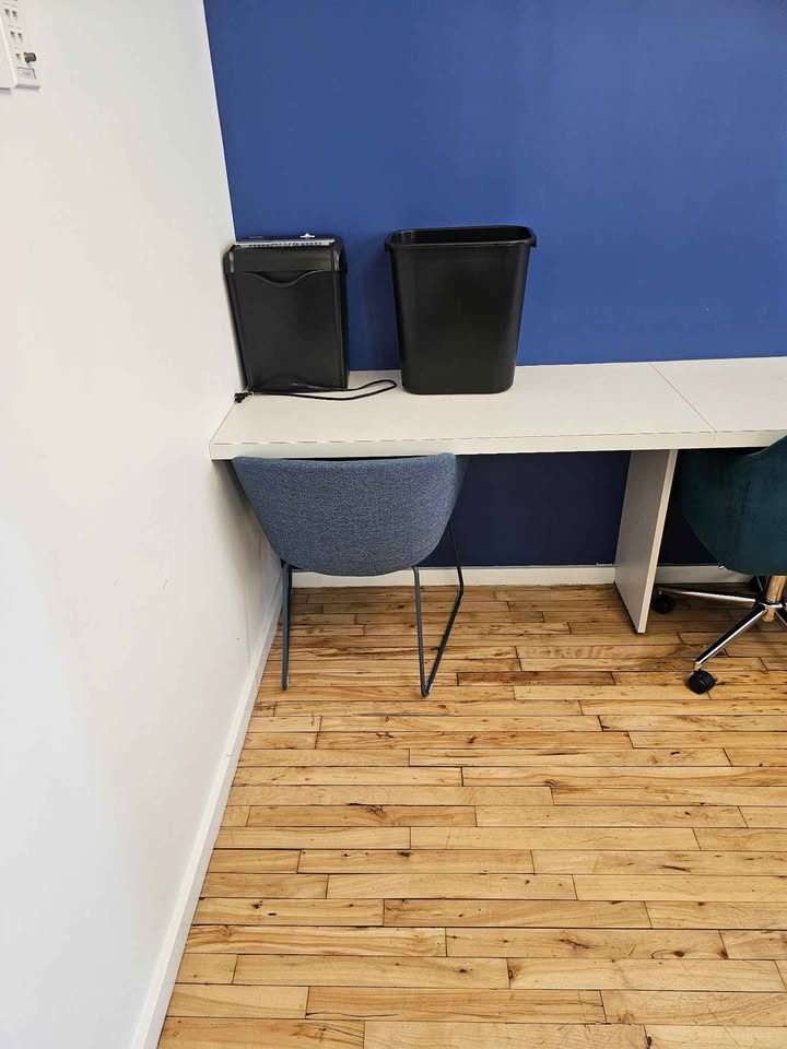 6 Poppin Pitch Sled Chairs - $599 New - photo 3