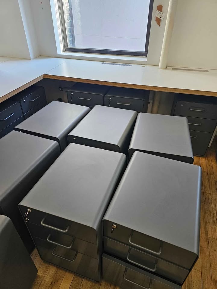 21 Poppin Stow 3-Drawer File Cabinets - Like New