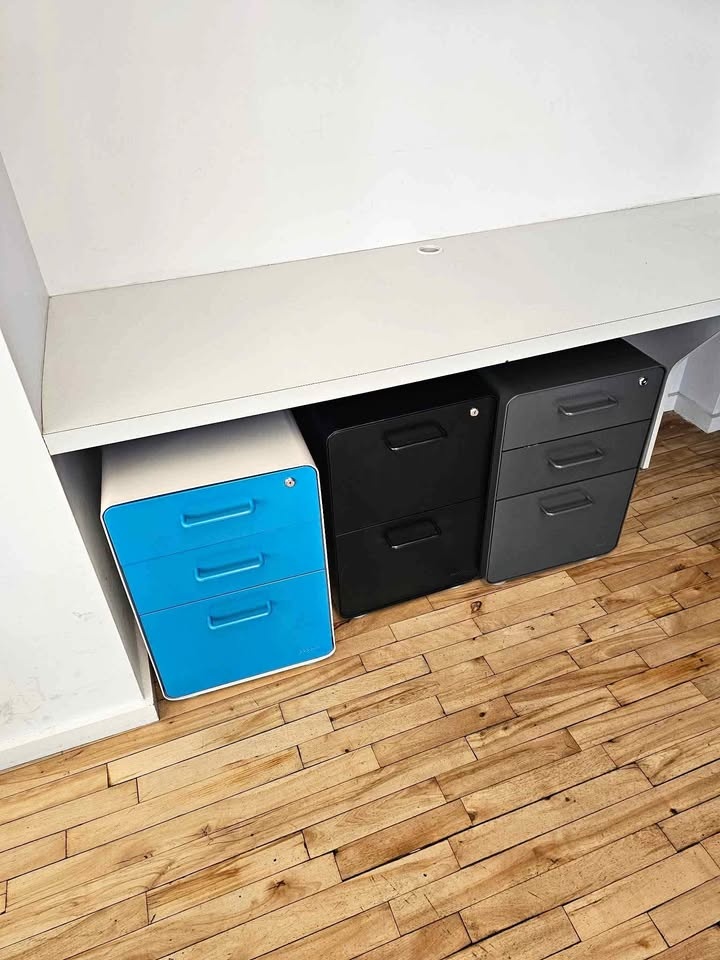21 Poppin Stow 3-Drawer File Cabinets - Like New