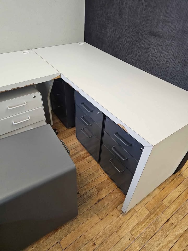 21 Poppin Stow 3-Drawer File Cabinets - Like New - photo 4
