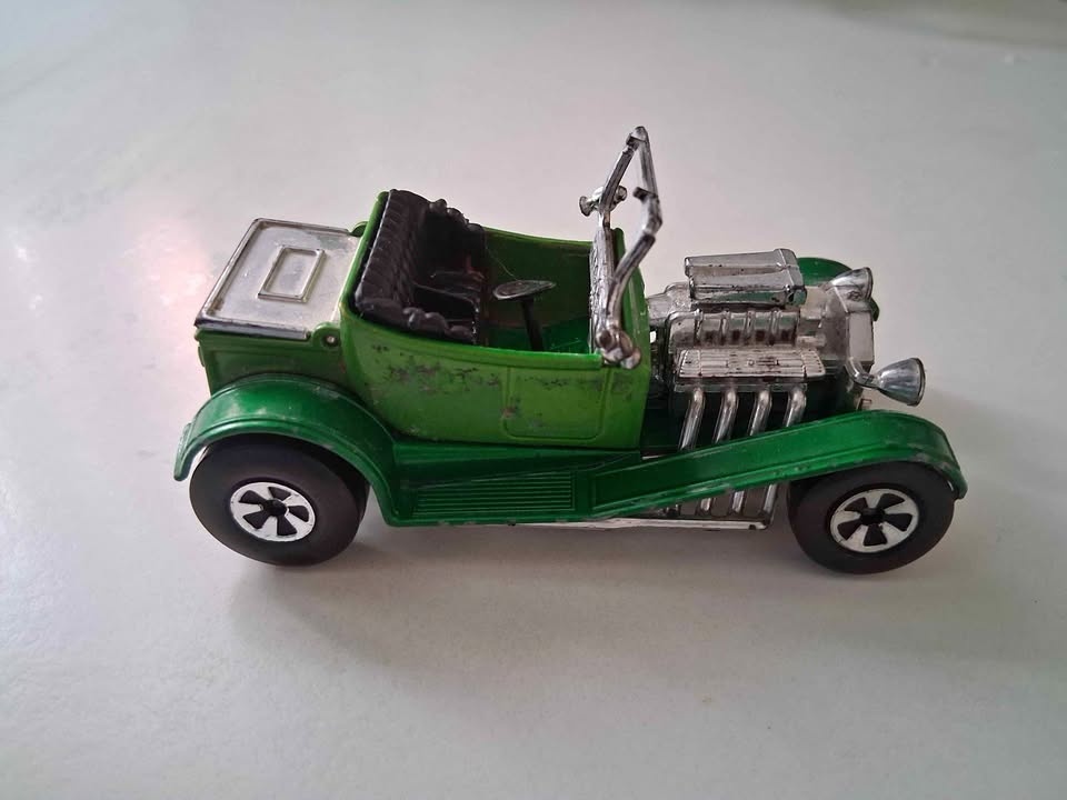 Vintage 1974 Matchbox Speed Kings Hot Rod Green Diecast Car