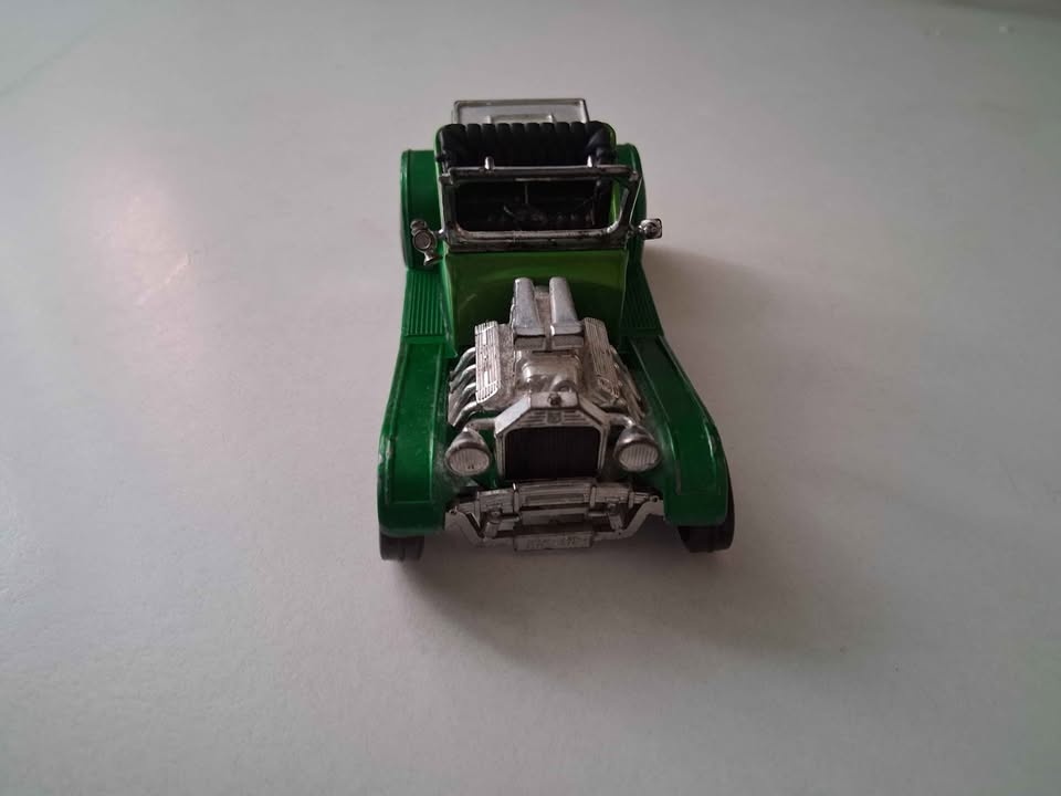 Vintage 1974 Matchbox Speed Kings Hot Rod Green Diecast Car - photo 2