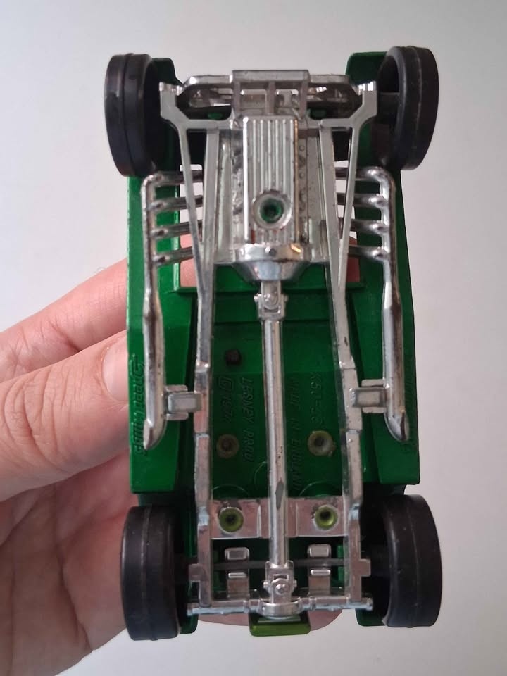 Vintage 1974 Matchbox Speed Kings Hot Rod Green Diecast Car - photo 4